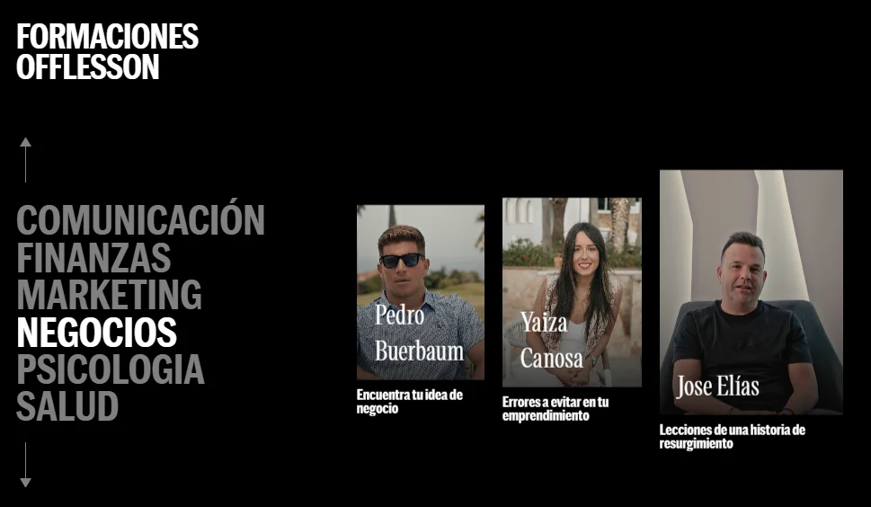 Formaciones OffLesson