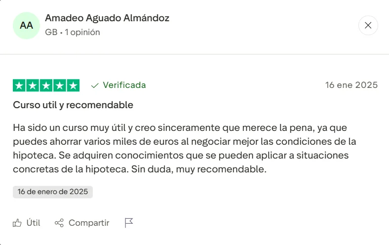 testimonios alumnos curso de hipotecas