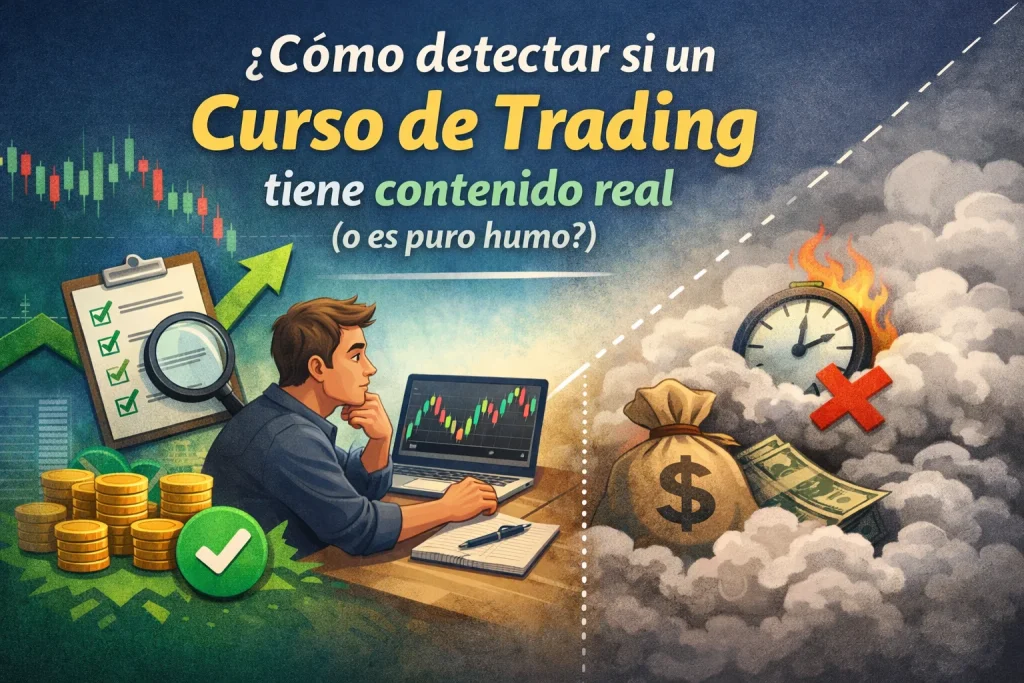 Cómo detectar si un curso de trading tiene contenido real